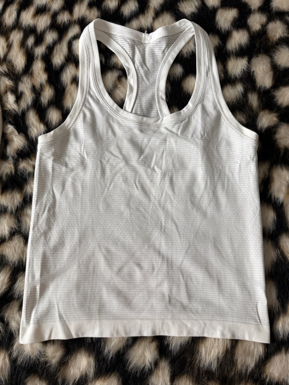 lululemon athletica White Racerback Performance Tank